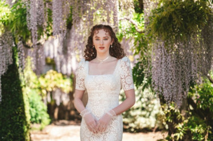 Bridgerton style wedding dresses